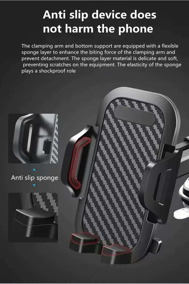 2025 New  Car Phone Holder Mount Stand Sucker Suction Cup Air Vent Smartphone Support in Car Bracket for iPhone Samsung Xiaomi