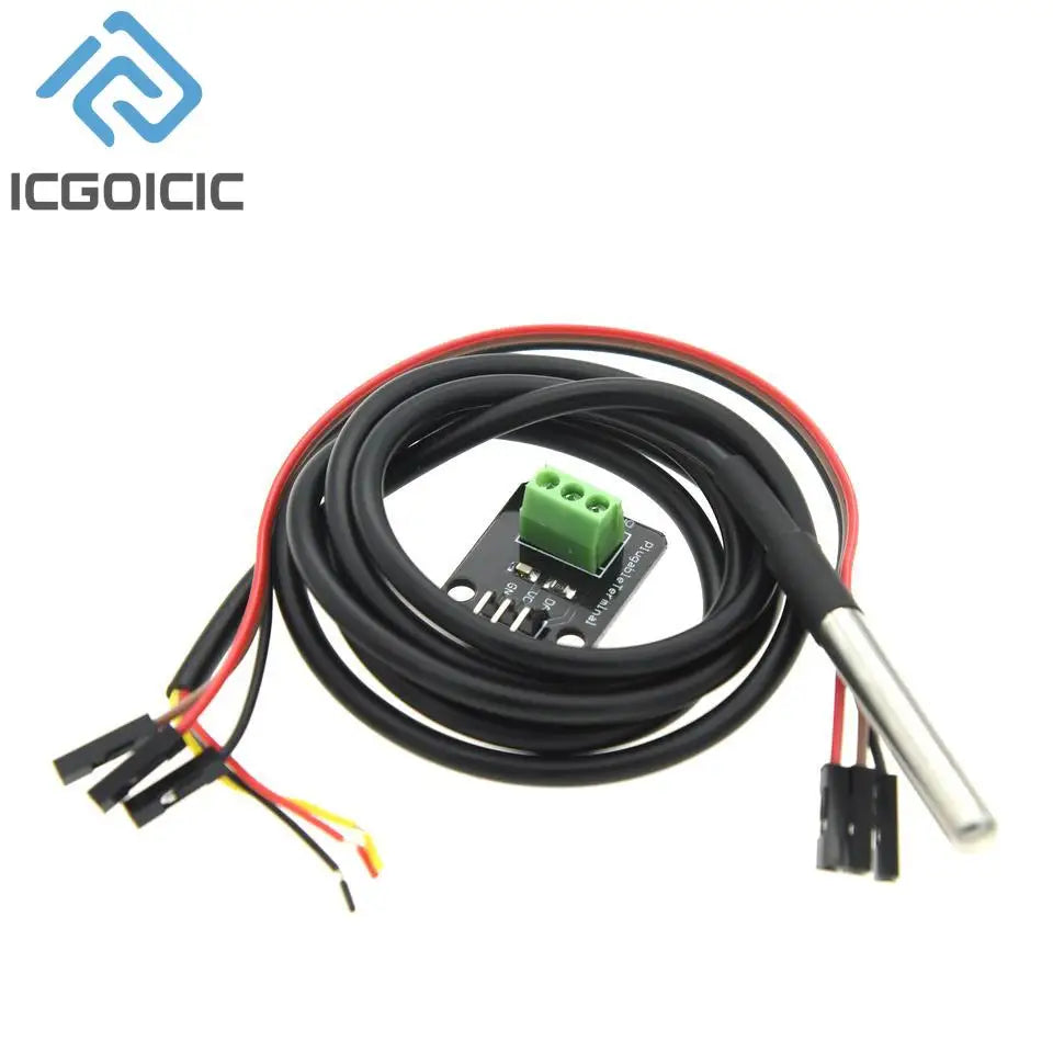 1pcs Direct Waterproof DS18B20 Digital Temperature Sensor (probe) A Large Number Of Original Spot Can Be Customized