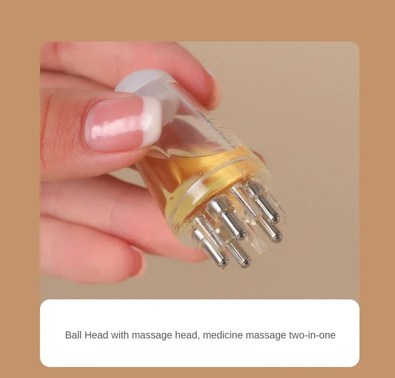 Scalp Applicator Liquid Comb Portable Mini Massage Comb Essential Oil Liquid Guiding Massager Anti Hair Loss Scalp Care Tools