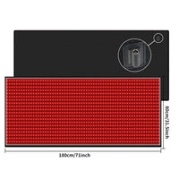 Full Body Red Light Mat 71"x 31" Red Light Blanket 1280 LEDs Red Near Infrared 660nm 850nm Full Body Pad for Body Pain Relief
