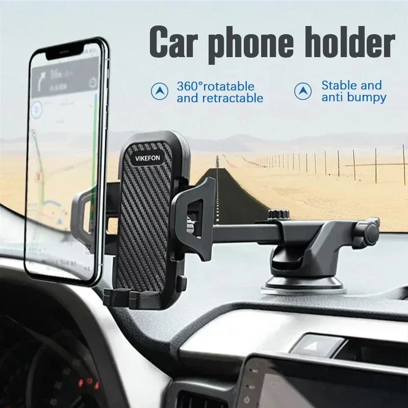 2025 New  Car Phone Holder Mount Stand Sucker Suction Cup Air Vent Smartphone Support in Car Bracket for iPhone Samsung Xiaomi
