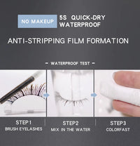 MACKANDY Waterproof 3D Lengthening Mascara Black Eyelash Extension Eye Lashs Brush Long-Wearing Silk Mascara Cosmetics Gift