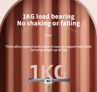 New 2025 Plush Pillow Phone Tablet Bracket Desktop Stand Adjustable Length Angle For Live Straming Video Chat Lazy Tablet Holder