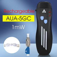 COMPTYCO FTTH Mini Visual Fault Locator 1/10/20/30/50mW Rechargeable VFL Fiber Optic Cable Tester SC/FC/ST 2.5mm Interface