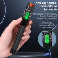 FTTH 30mW Visual Fault Locator Optical Fiber Cable Testrer Pen Style VFL 2.5mm Interface (SC/FC/ST) VFL Fiber Optic Tester Tool