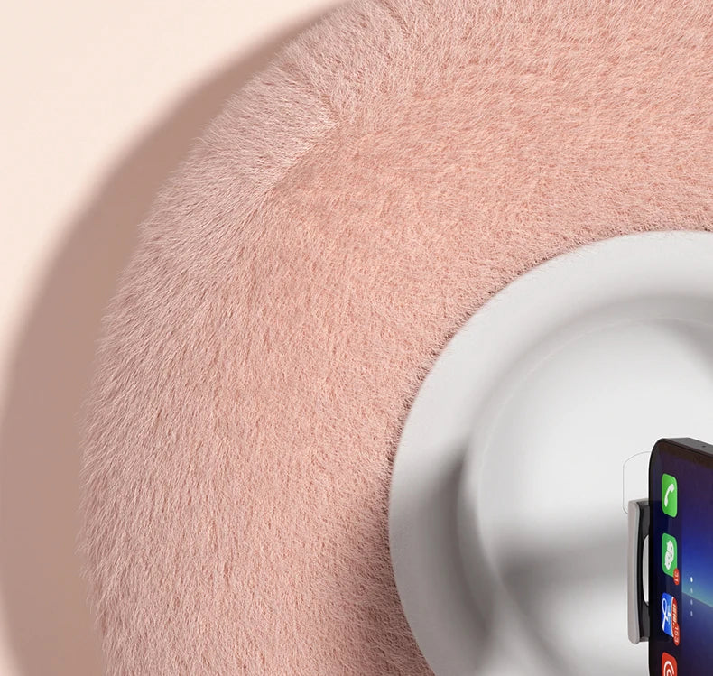 New 2025 Plush Pillow Phone Tablet Bracket Desktop Stand Adjustable Length Angle For Live Straming Video Chat Lazy Tablet Holder