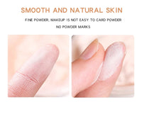 MACKANDY Original Silky Loose Powder Foundation, Lightweight Mineral Loose Powder Makeup Buildable Coverage, Talc Free, Vegan