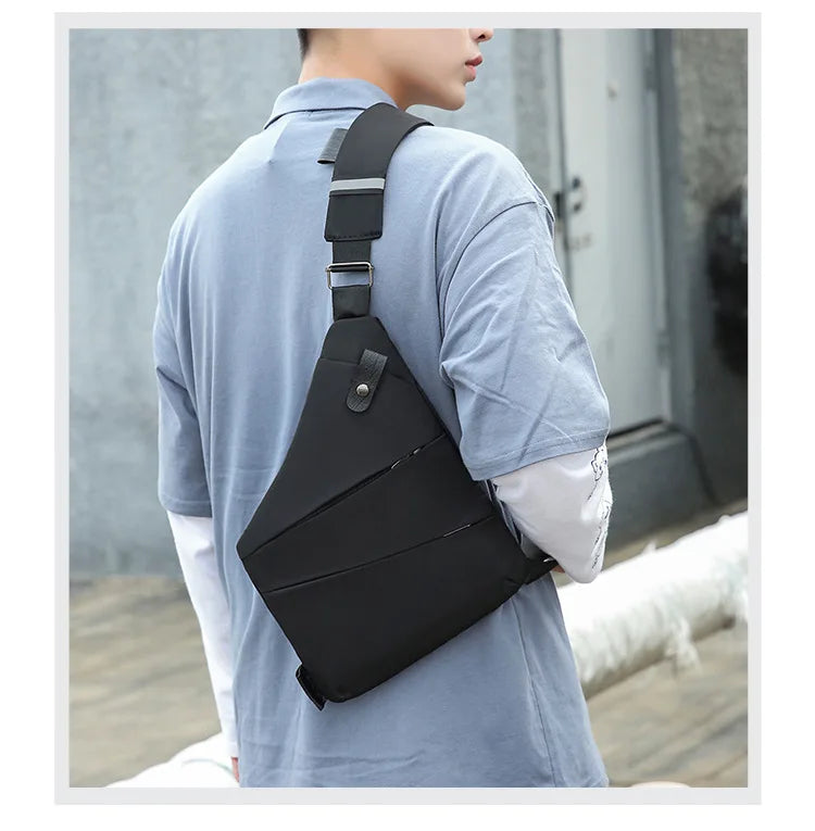 Travel Personal Anti-theft Crossbody Bag Sports Running Invisible Wallet Leisure Multi-functional Anti-splash Men's Chest Bag