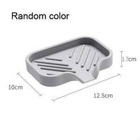 Silicone Faucet Mat Kitchen Sink Tray Soap Dispenser Sponge Drain Pad Sink SplashDrying Mat Countertop Storage Tray SoapTray