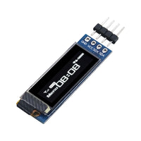 I2C OLED Display Module 0.91 Inch I2C SSD1306 OLED Display Module White / BLUE I2C OLED Screen Driver DC 3.3V~5V for Arduino