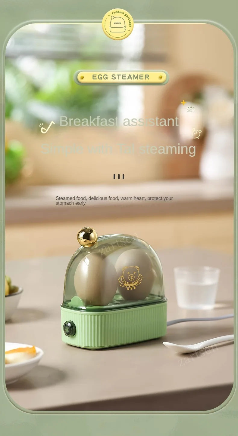 Multifunctional Electric Egg Cooker Heater Automatic Power Off Mini Eggs Food Steamer Poacher Breakfast Cooking Machine