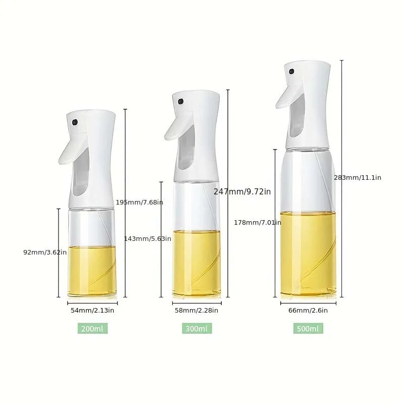 Camping BBQ Baking Vinegar Soy Sauce Spray Plastic Bottle Oil Spray for Cooking Olive Oil Sprayer Kitchen Gadgets 200/300/500ml