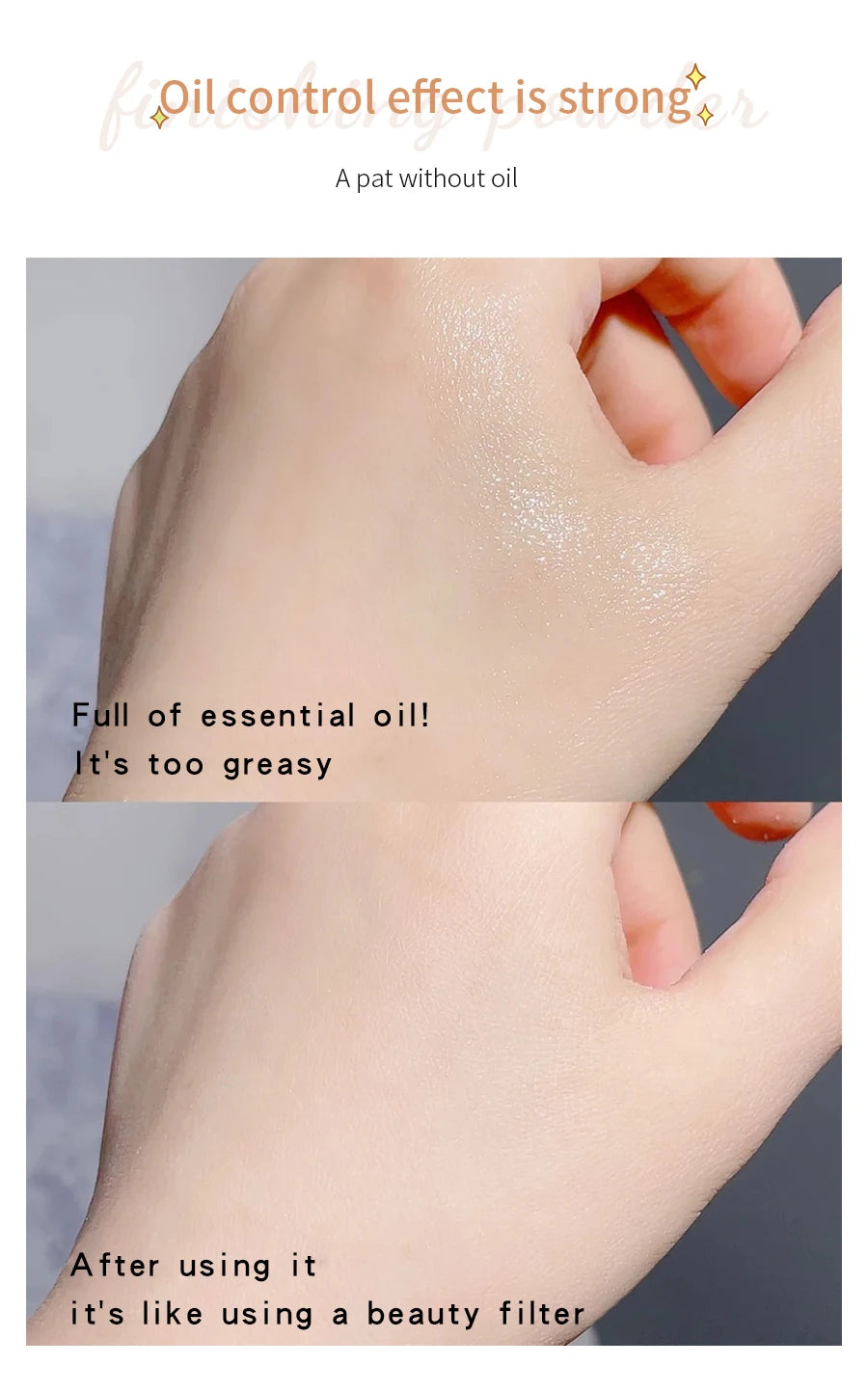 MACKANDY Original Silky Loose Powder Foundation, Lightweight Mineral Loose Powder Makeup Buildable Coverage, Talc Free, Vegan