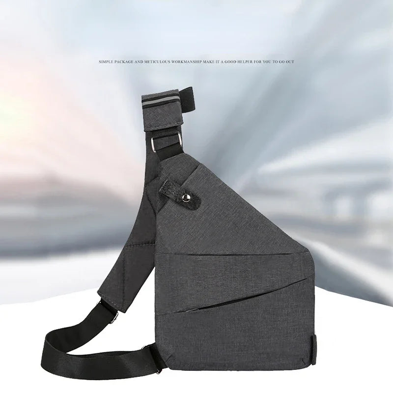 Travel Personal Anti-theft Crossbody Bag Sports Running Invisible Wallet Leisure Multi-functional Anti-splash Men's Chest Bag