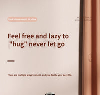 New 2025 Plush Pillow Phone Tablet Bracket Desktop Stand Adjustable Length Angle For Live Straming Video Chat Lazy Tablet Holder