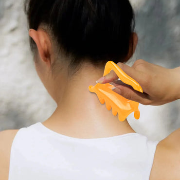 Massage Tool Large Fascia Massager Shoulder Neck Point Pull Bar Scrape Massage Manual Double Push Machine Trigger Point Massager