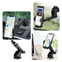 2025 NEW Universal Sucker Car Phone Holder 360° Windshield Car Dashboard Mobile Cell Support Bracket for Smartphones