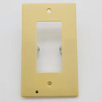 Duplex Electrical Outlet Modern Plugboard Plug-In  Electrical Receptacle Wall Plate With LED Night Lights - Auto On/Off Sensor