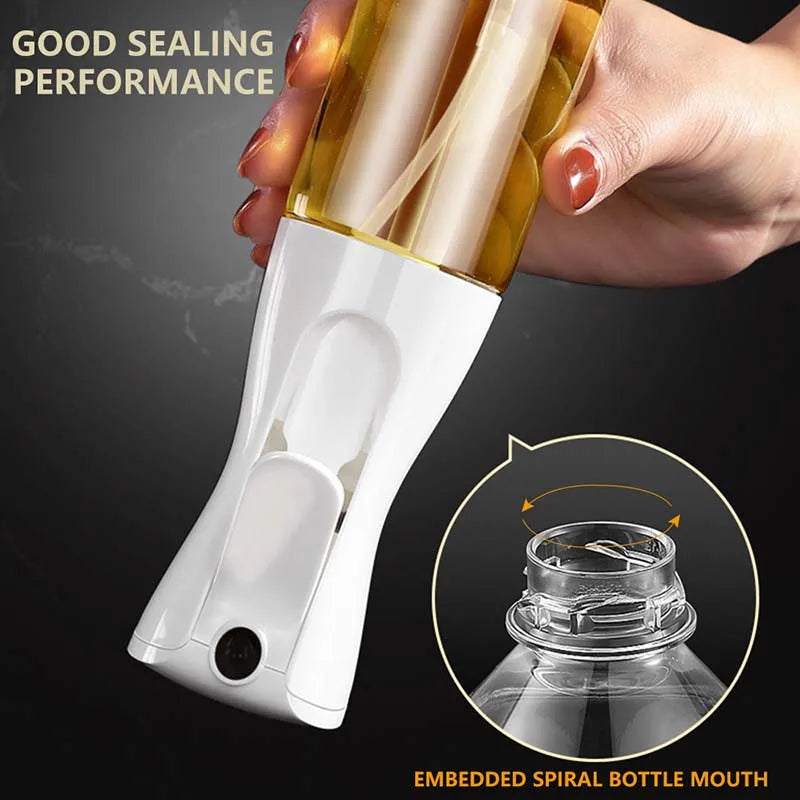 Camping BBQ Baking Vinegar Soy Sauce Spray Plastic Bottle Oil Spray for Cooking Olive Oil Sprayer Kitchen Gadgets 200/300/500ml