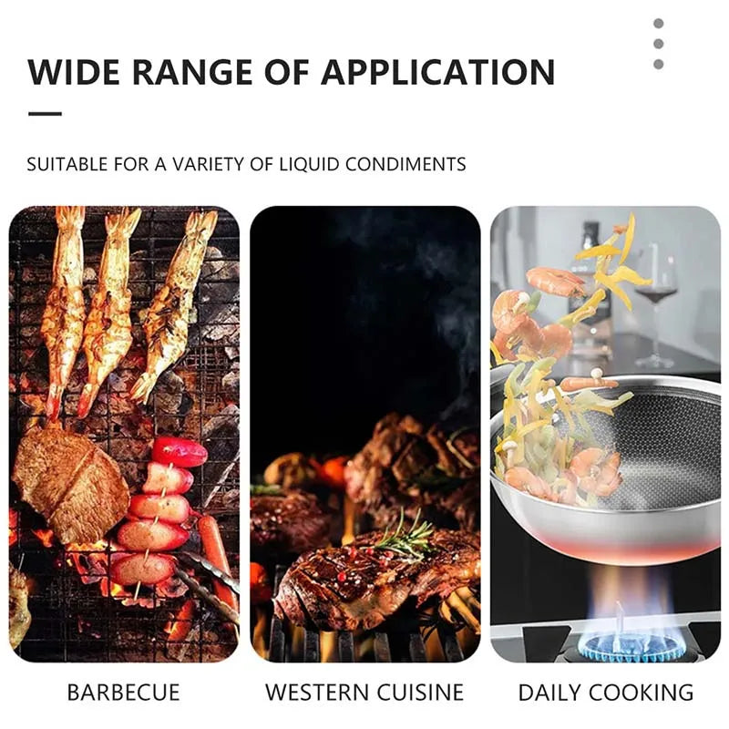 Camping BBQ Baking Vinegar Soy Sauce Spray Plastic Bottle Oil Spray for Cooking Olive Oil Sprayer Kitchen Gadgets 200/300/500ml