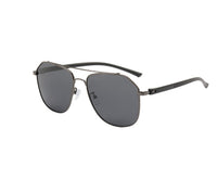 Large Frame Metal Double Bridge Aviator Sunglasses